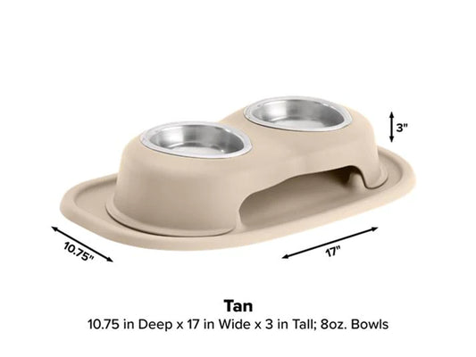 Weathertech Double High Pet Feeding System DHC0803TNTN